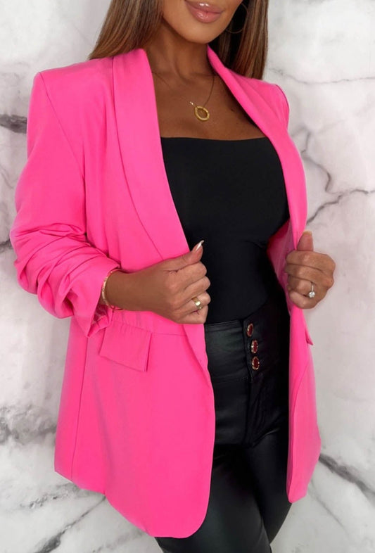 Iconic Hot Pink Blazer