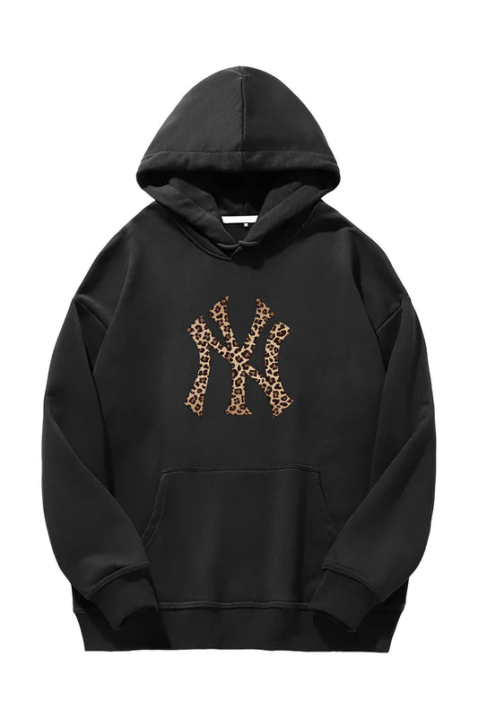 NY LEOPARD HOODIE