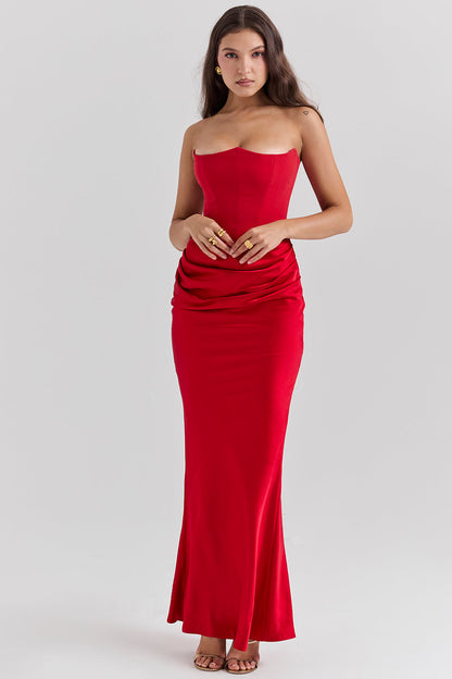 BOUJEE Strapless Maxi Dress