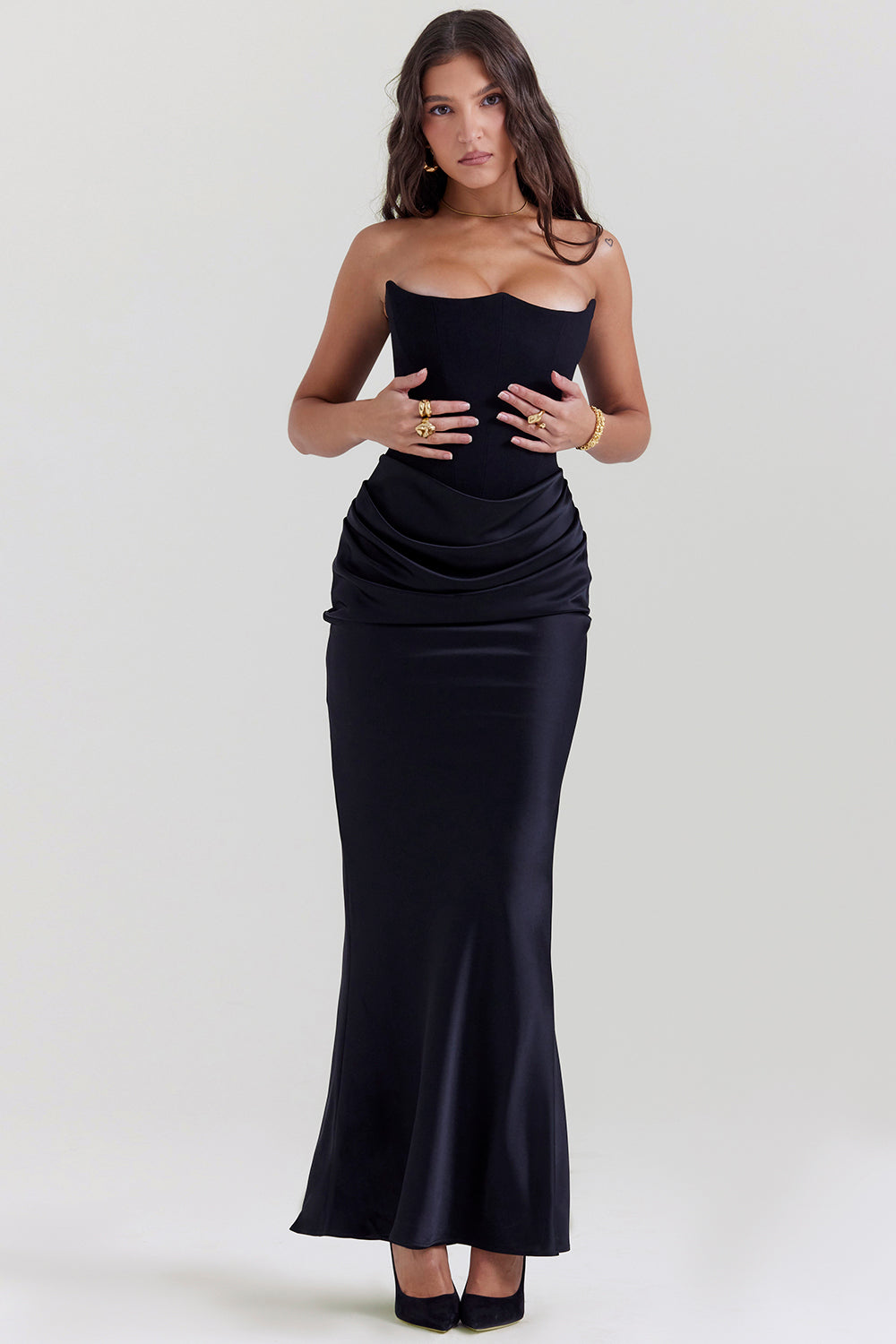 BOUJEE Strapless Maxi Dress