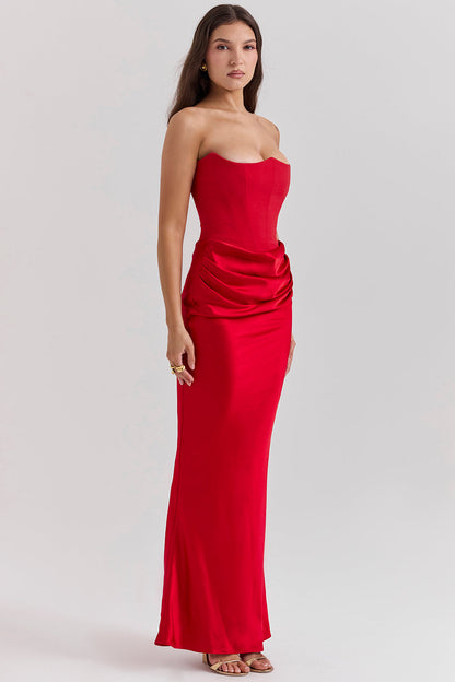 BOUJEE Strapless Maxi Dress