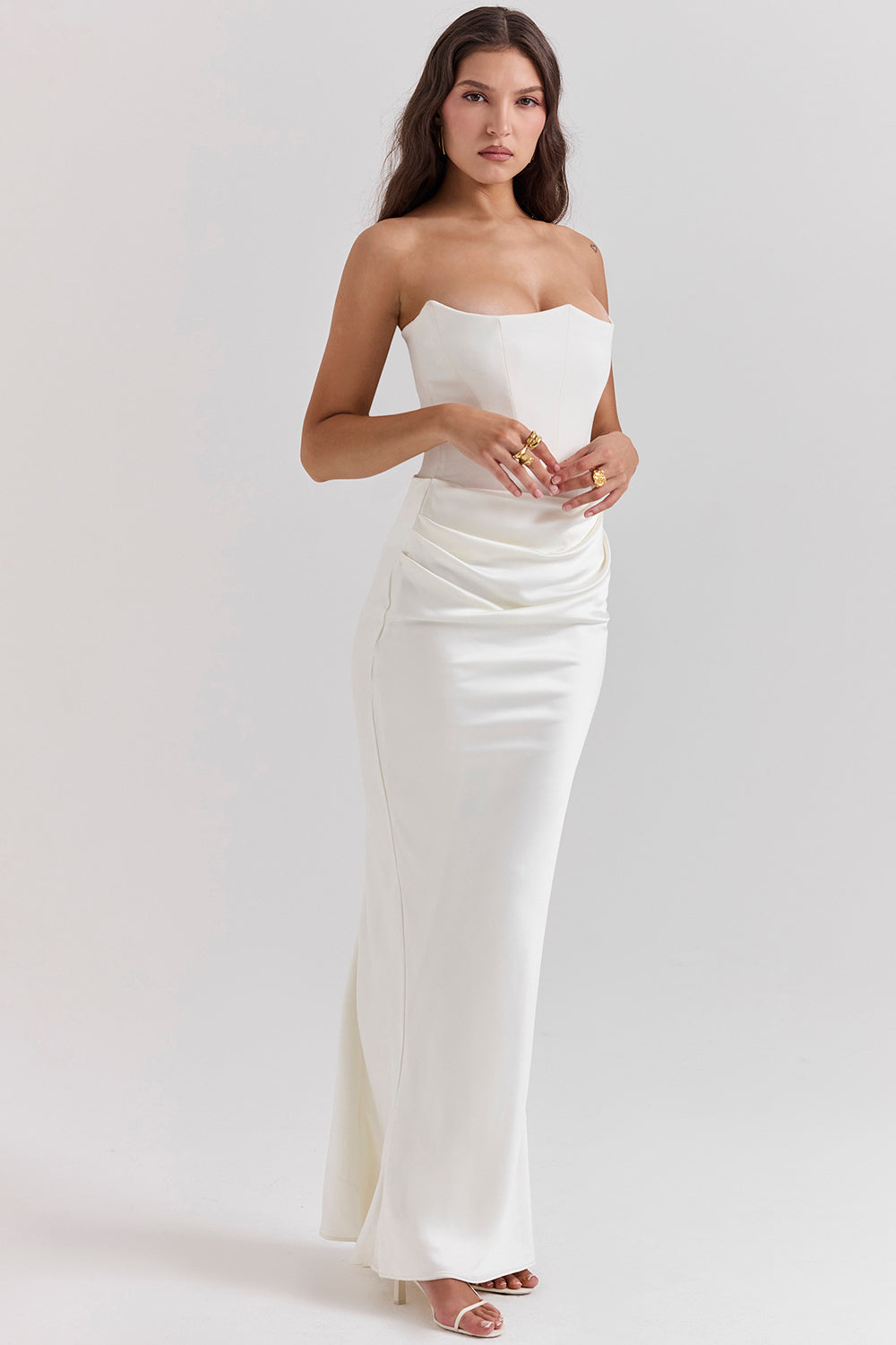 BOUJEE Strapless Maxi Dress