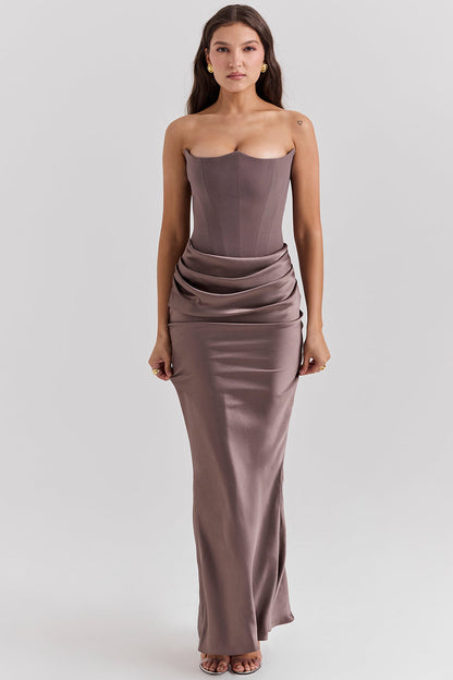 BOUJEE Strapless Maxi Dress