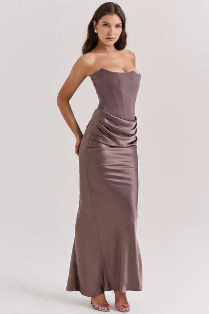 BOUJEE Strapless Maxi Dress